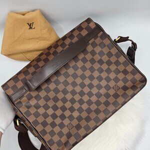 Louis Vuitton Damier  Ebene Shelton MM Messenger Bag